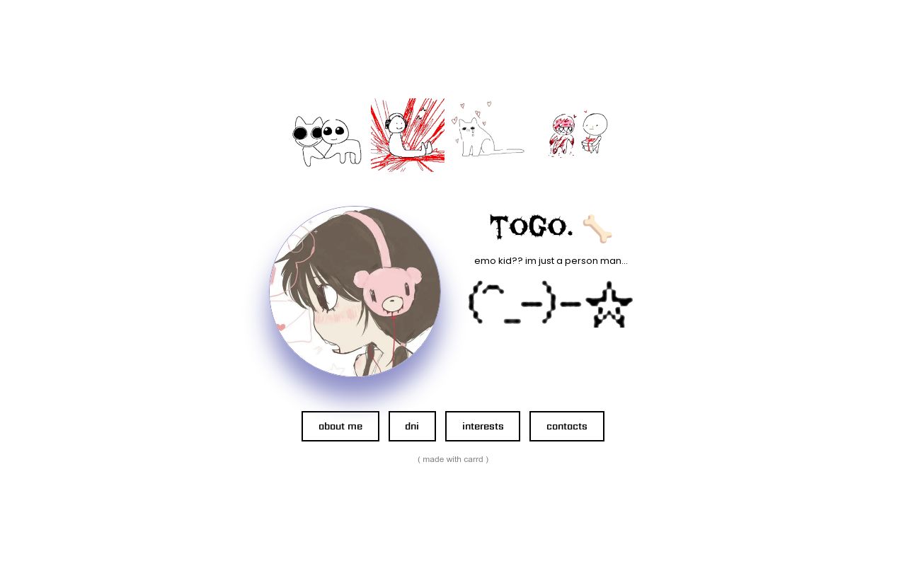Carrd profile picture for @togo